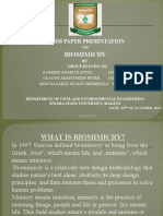 Biomimicry Term Paper Presentation
