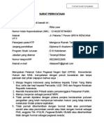 Format Surat Pernyataan 2021 1