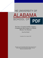 Alabama Uni. The Story of Limited Liability Company (2005)