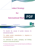 Product Strategy for International Markets