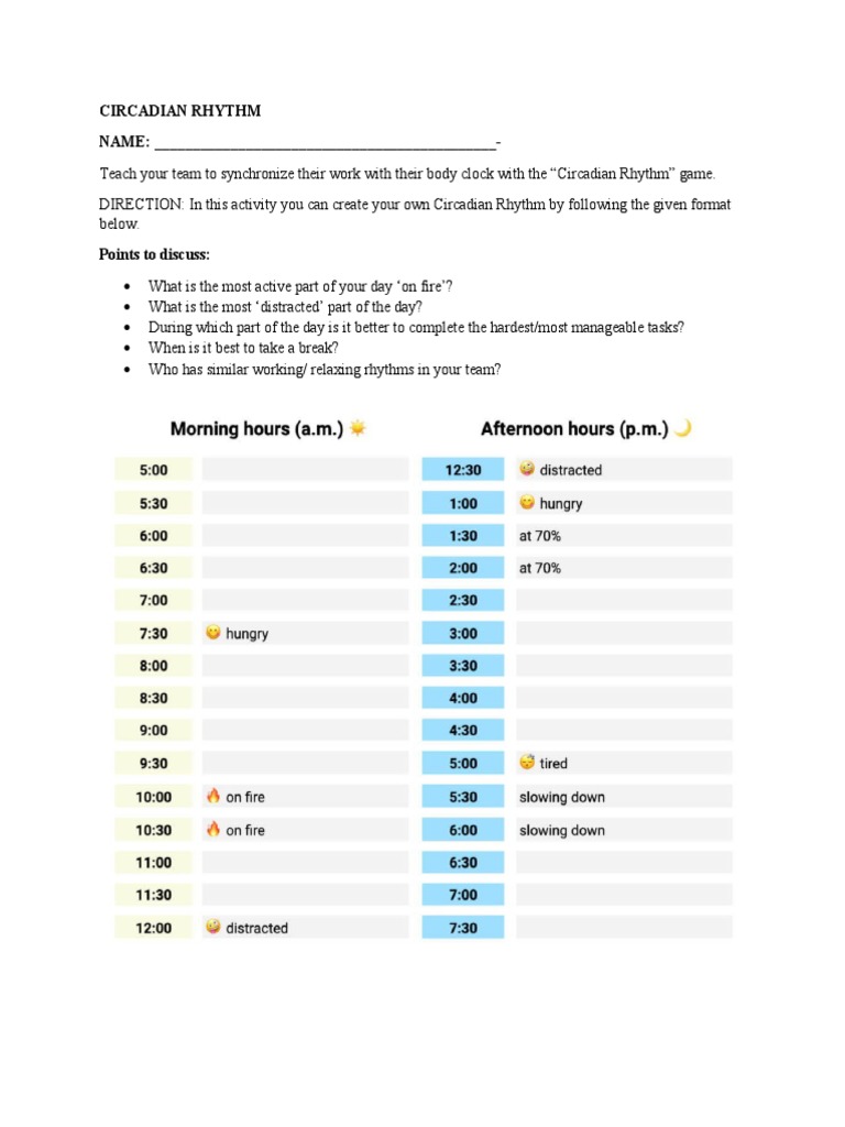 CIRCADIAN RHYTHM PDF