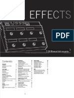 PDF HX Effects 250 Owners Manual Spanish PDF DL