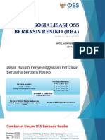 Sosialisasi OSS Berbasis Resiko