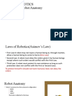 Robot Anatomy and Motion Fundamentals