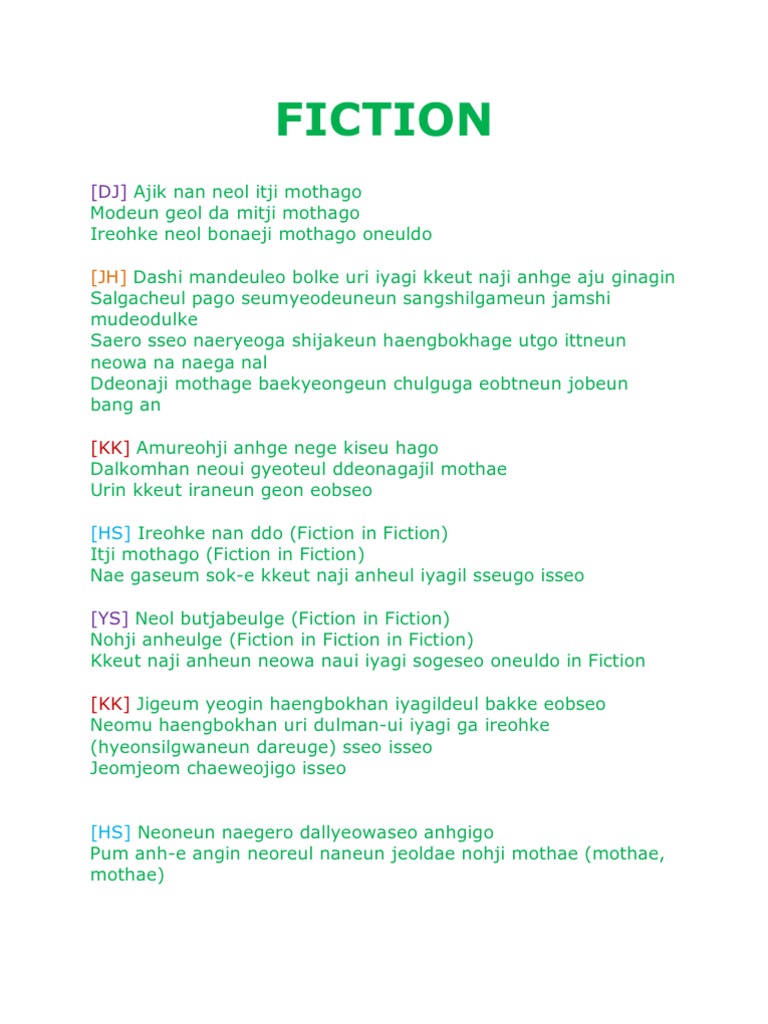 Fiction | PDF | Language Arts & Discipline