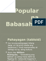 Popular Na Babasahin