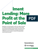 Installment Lending - More Profit at The Point of Sale