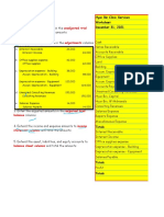 Worksheet Service Business