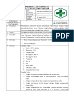 SOP Pemeriksaan Cholesterol Total Dengan Fotometer