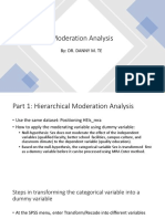 Moderation Analysis