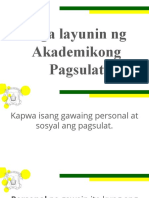 Q1 W3 Layunin ng Akademikong Pagsulat