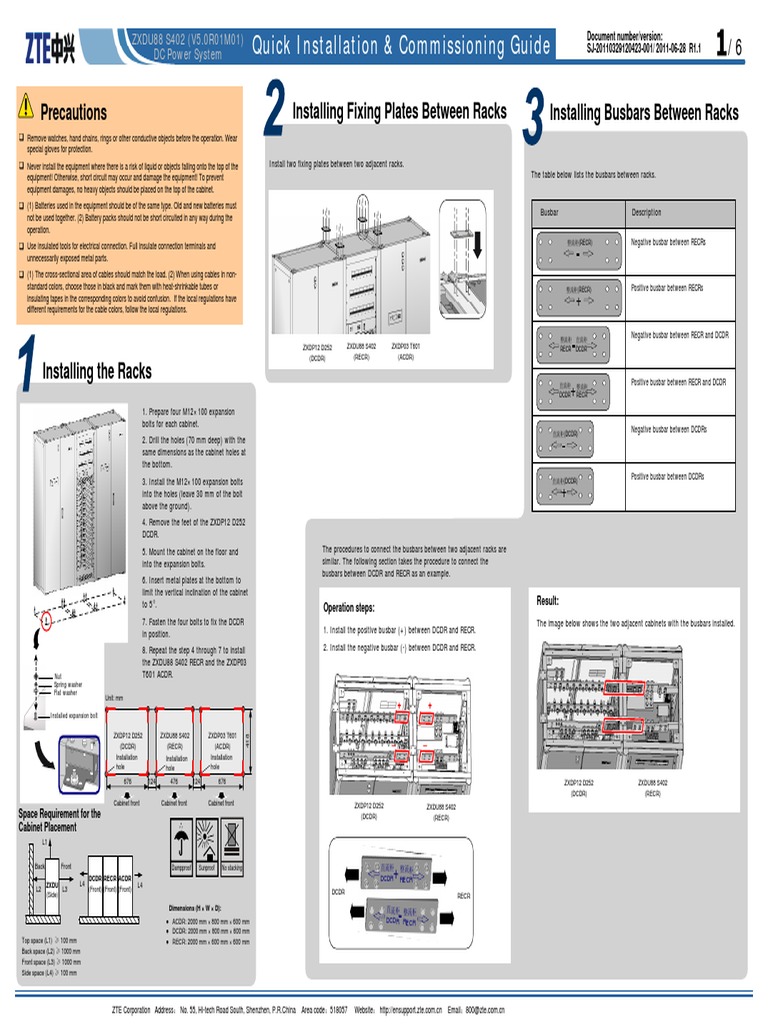 DC Power System Setup Guide | PDF