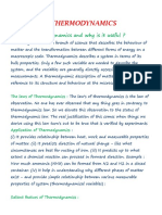 Chemistry Thermodynamics