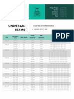 Australian Standard Steel Beams Dimensions