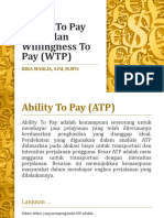 ATP dan WTP dalam Penentuan Tarif Angkutan Umum