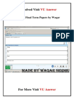 MGT502 Fimal Term Papers by Waqar