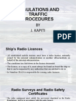 REGULATIONS AND PROCEDURES FOR SHIP RADIO COMMUNICATION