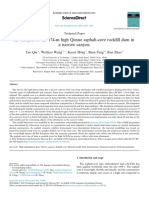 3D Analysis of Record-High 174-m Quxue Asphalt-Core Rockfill Dam