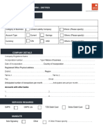 Revised Corporate Account Opening Form