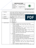 Sop 3 Identifikasi Pasien