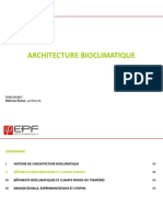 Architecture Bioclimatique: Intervenant