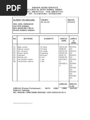 Invois Skbongkud Pdf