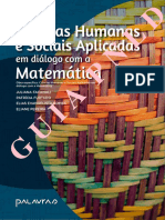 Ciências Humanas e Sociais Aplicadas Em Diálogo Com a Matemática
