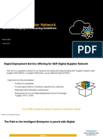 SAP Digital Supplier Network Rapid Deployment Service