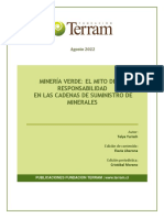 Mineria Verde El Mito de Las Cadenas de Suministro Responsable de Minerales Agosto 2022