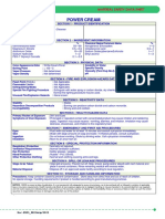 MSDS Power Cream