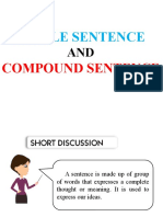 Simple and compound sentences