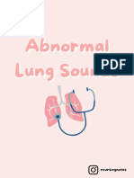 Abnormal Lung Sounds