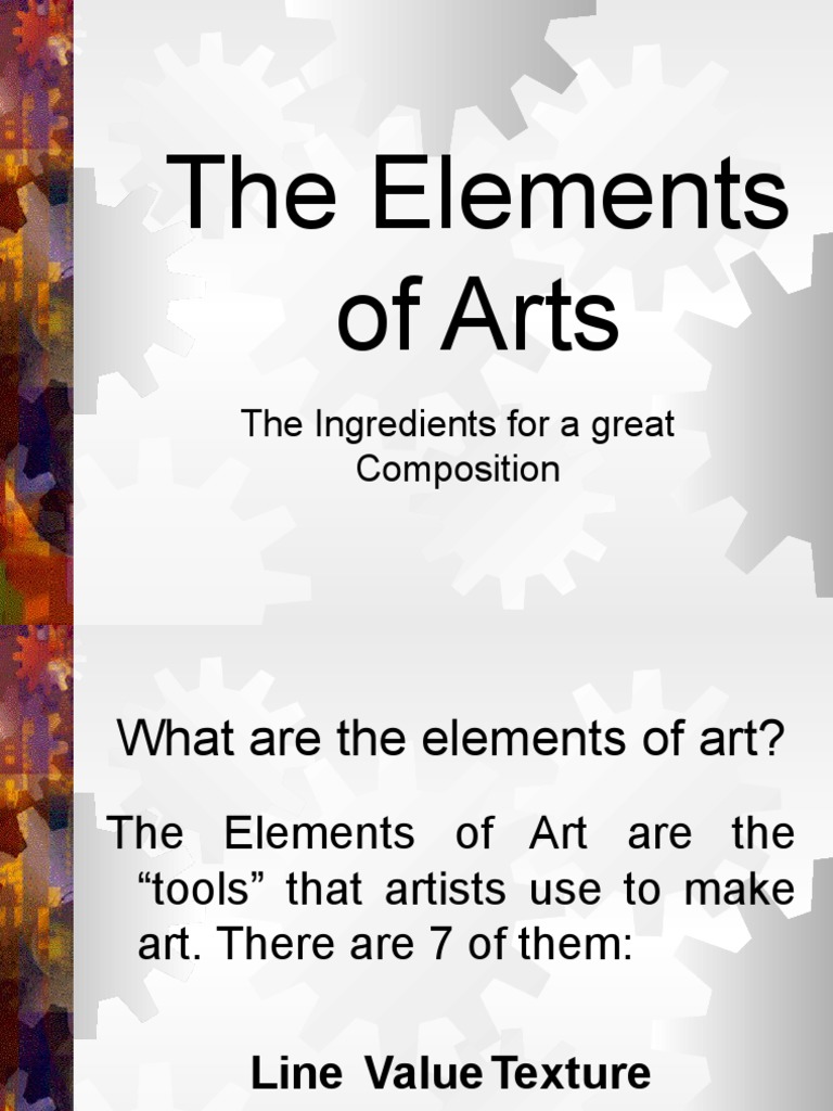 The Elements of Art PDF Color Shape