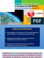Guía de Acceso Al Power Bi de Control de Avance Cursos Perueduca Priorizados