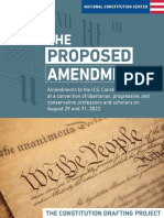 National Constitution Center proposed amendments 2022
