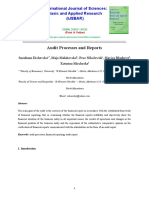 IJSBAR Audit Processes and Reports