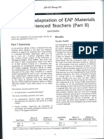 Materials Actaptation of EAP Materials B