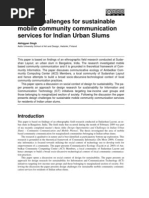 Download Design challenges for sustainable mobile community communication services for Indian Urban Slums by abhigyan_singh5343 SN59678437 doc pdf