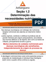 Necessidades nutricionais em doenças neurológicas