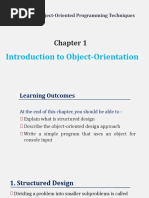 Chapter 1-Introduction To Object-Orientation