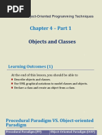 Chapter 4 (A) Objects and Classes