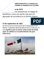 Efemérides Septiembre