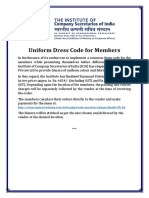Uniform Dress Code For Members 12122019