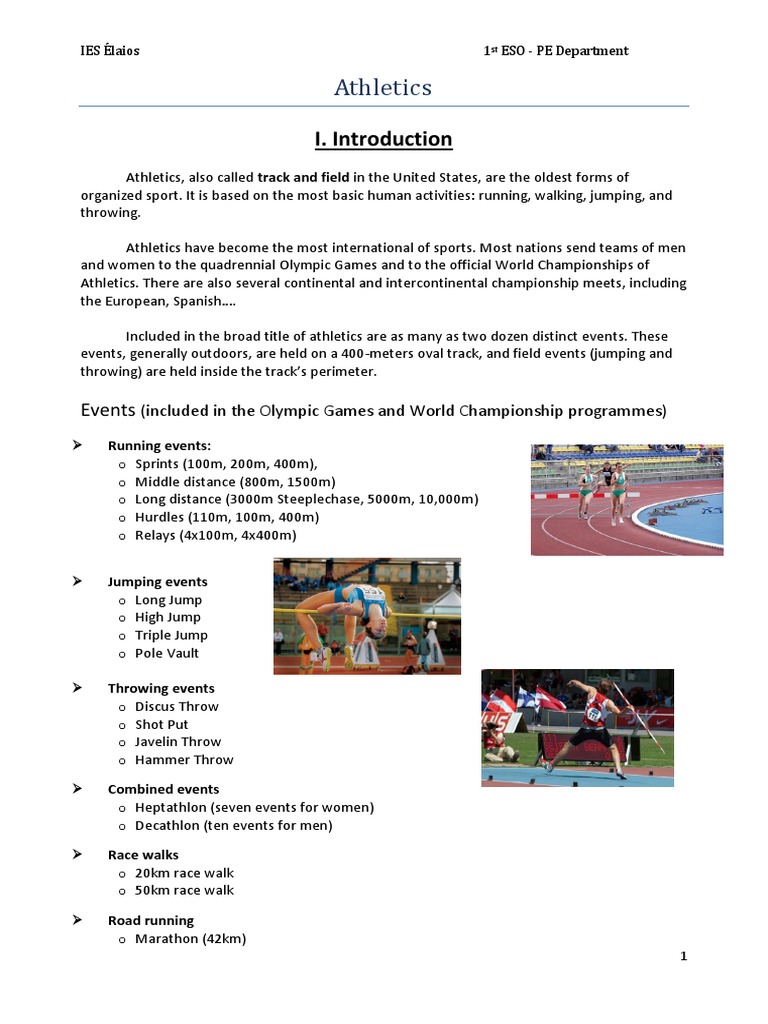 Athletics: Relay-Starts Notes | PDF | Track And Field | Running