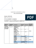 Planificare Anuala Psihologie 2022-2023