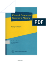 Classical Groups and Geometric Algebra Larry AMS 2002