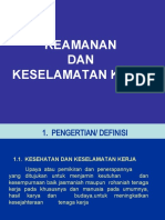 A. KEAMANAN DAN KESELAMATAN KERJA