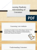 Assessing Students Understanding of Literature