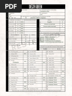 Delta Green Character Sheet | PDF