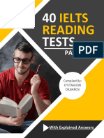 40 Ielts Reading Tests - Passage 3 Best